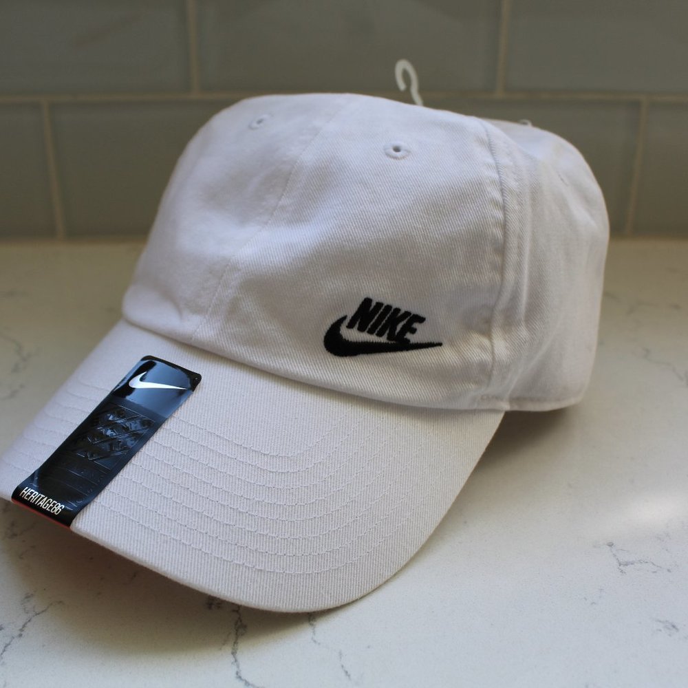 nike white hat